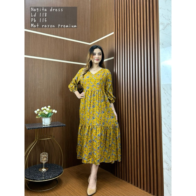 Dres NAGITA rayon premium terbaru