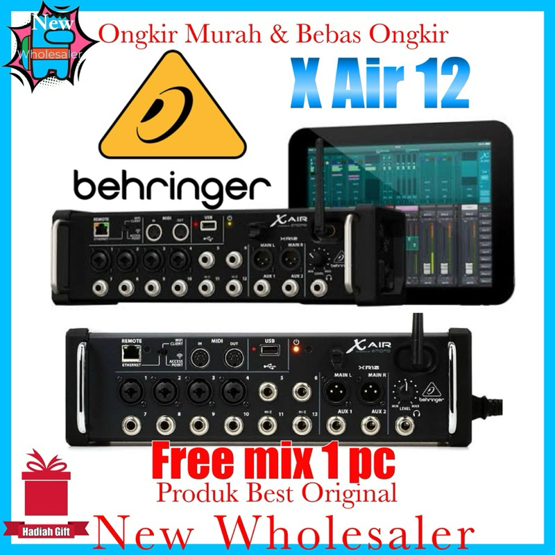 Mixer Digital Behringer XR12 original X Air 12 original resmi garansi