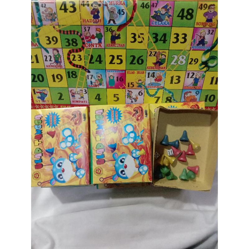 MAINAN ULAR TANGGA + LUDO