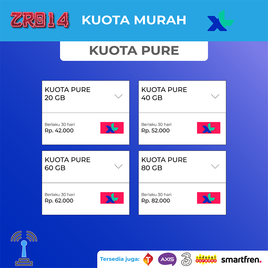 Paket Data / Kuota XL Pure Murah