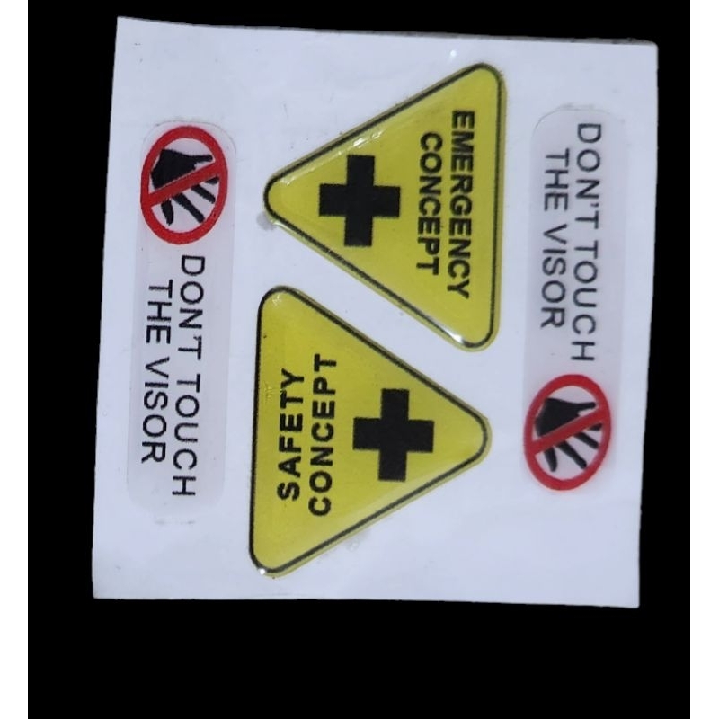 

Stiker timbul safety