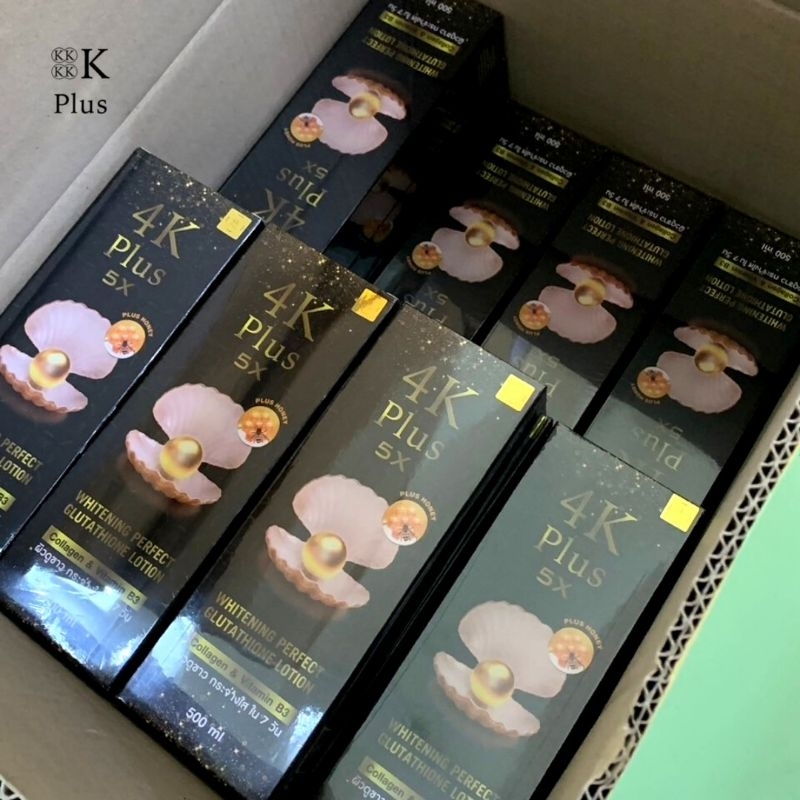 4K PLUS PERFECT GLUTATION WHITENING LOTION 500ML