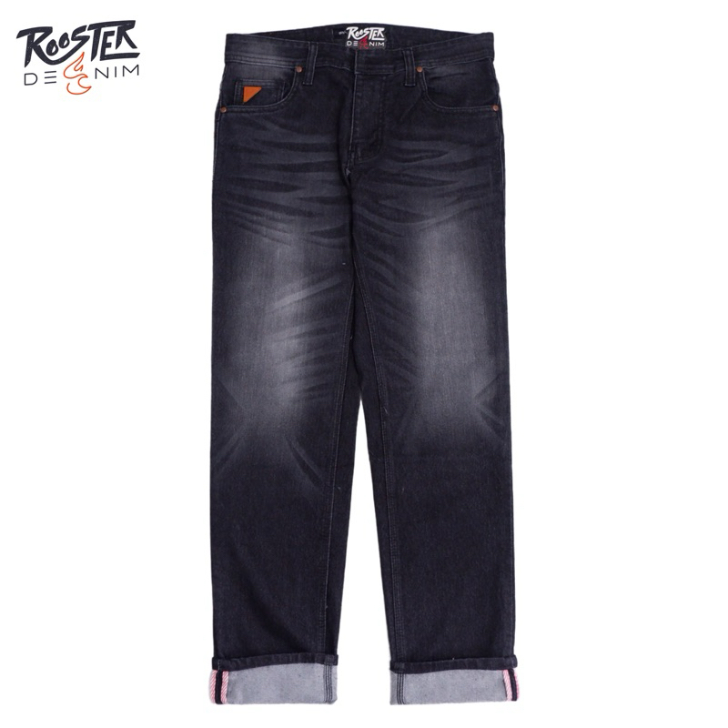 RoosterDenim - Denim Selvedge Slimfit New Celana Jeans Pria Cowok Panjang Streetch Meral