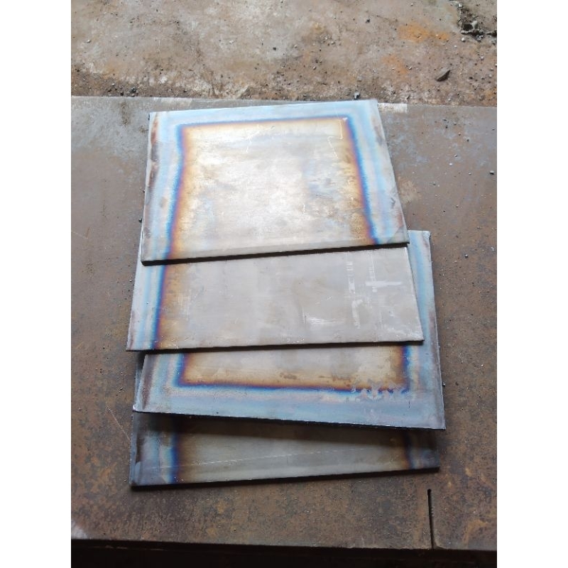 plat besi 3mm dan 2mm custom size