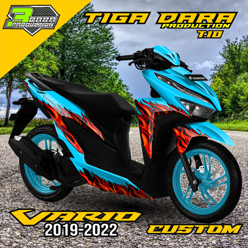 Decal Stiker Vario 125 150 New Dekal Vario 125 150 Baru Full body 2019 2020 2021 2022 Kode T.10