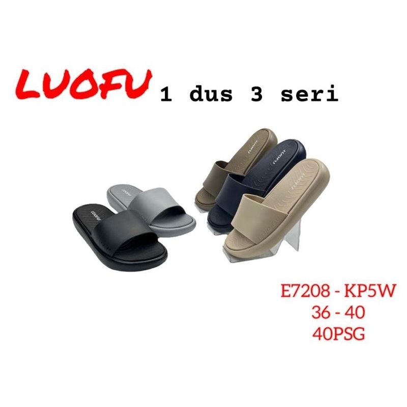 SANDAL SLOP WANITA LUOFU ORI TERBARU