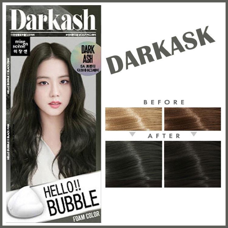 Hello Bubble Hair Color (READY STOK DARK ASH)