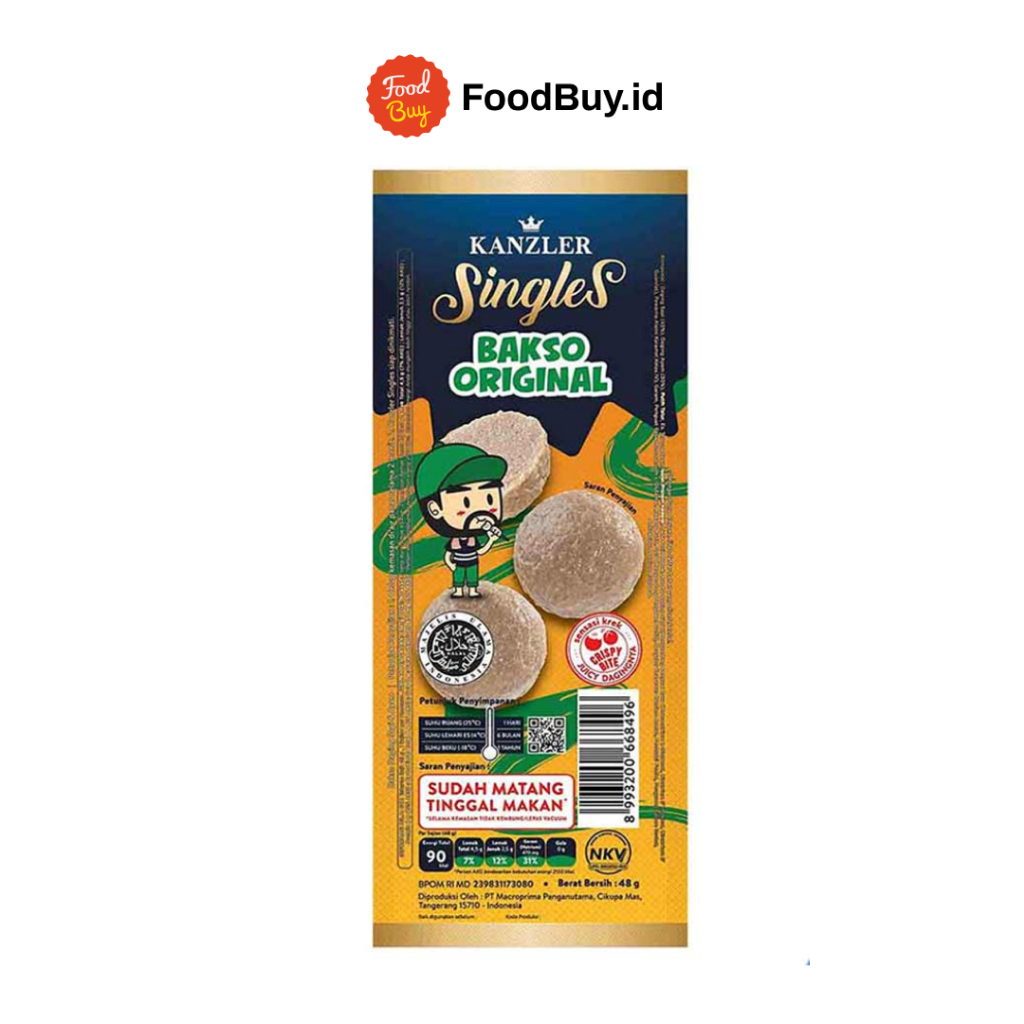

Kanzler Singles Bakso Sapi dan Ayam Rasa Original 48gr