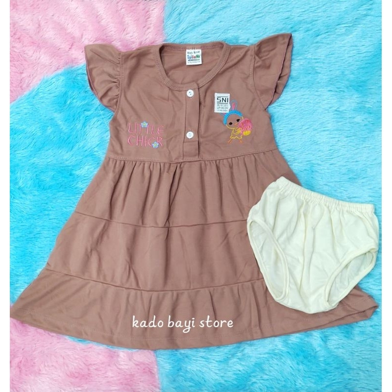 dres bayi 1-2 tahun/baju bayi perempuan/kado bayi store