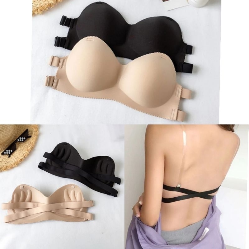 Kinarastorez - Bra Seamless Busa push up Tali silang tanpa kawat 301