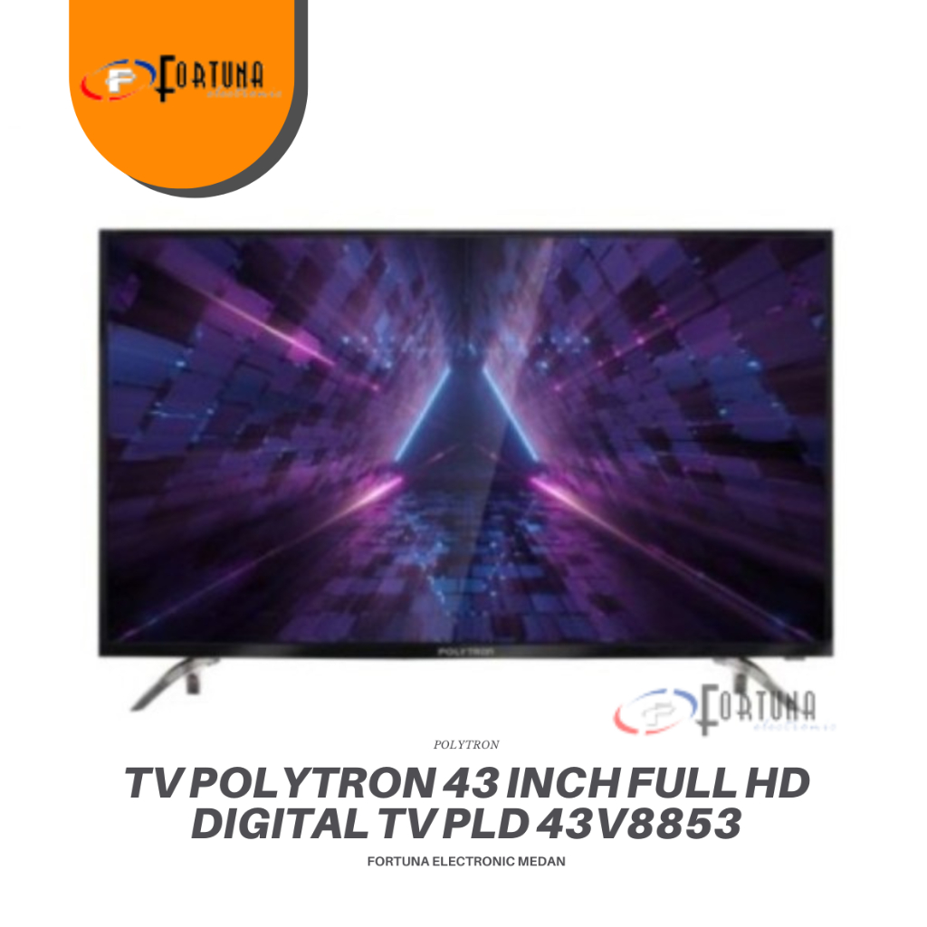 TV POLYTRON DIGITAL 43 INCH PLD 43V8853/43V7153/8953/1553 MEDAN