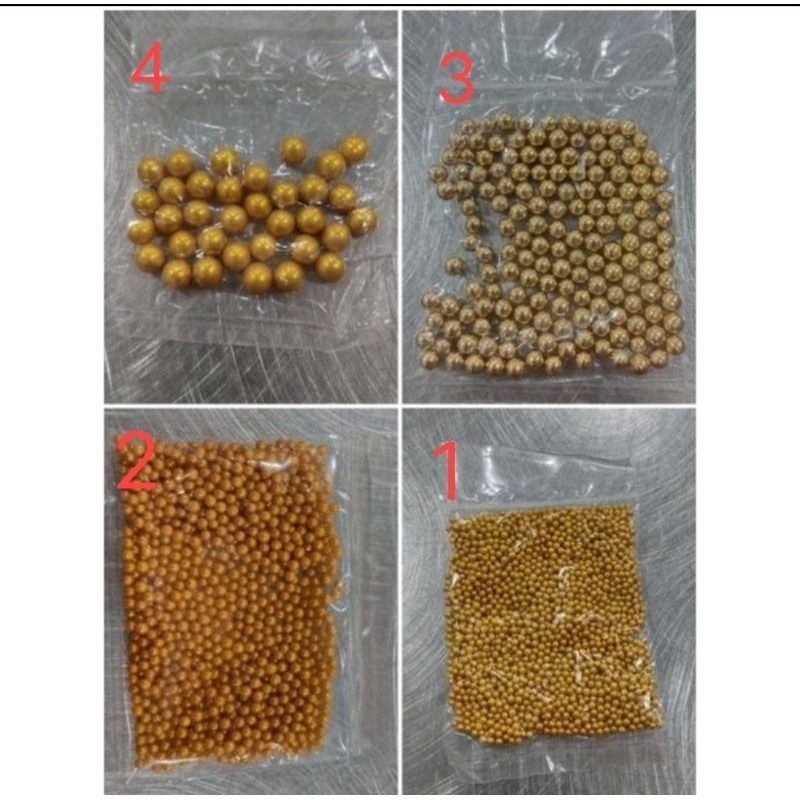 MUTIARA GOLD/MANIK2 MUTIARA HIASAN KUE