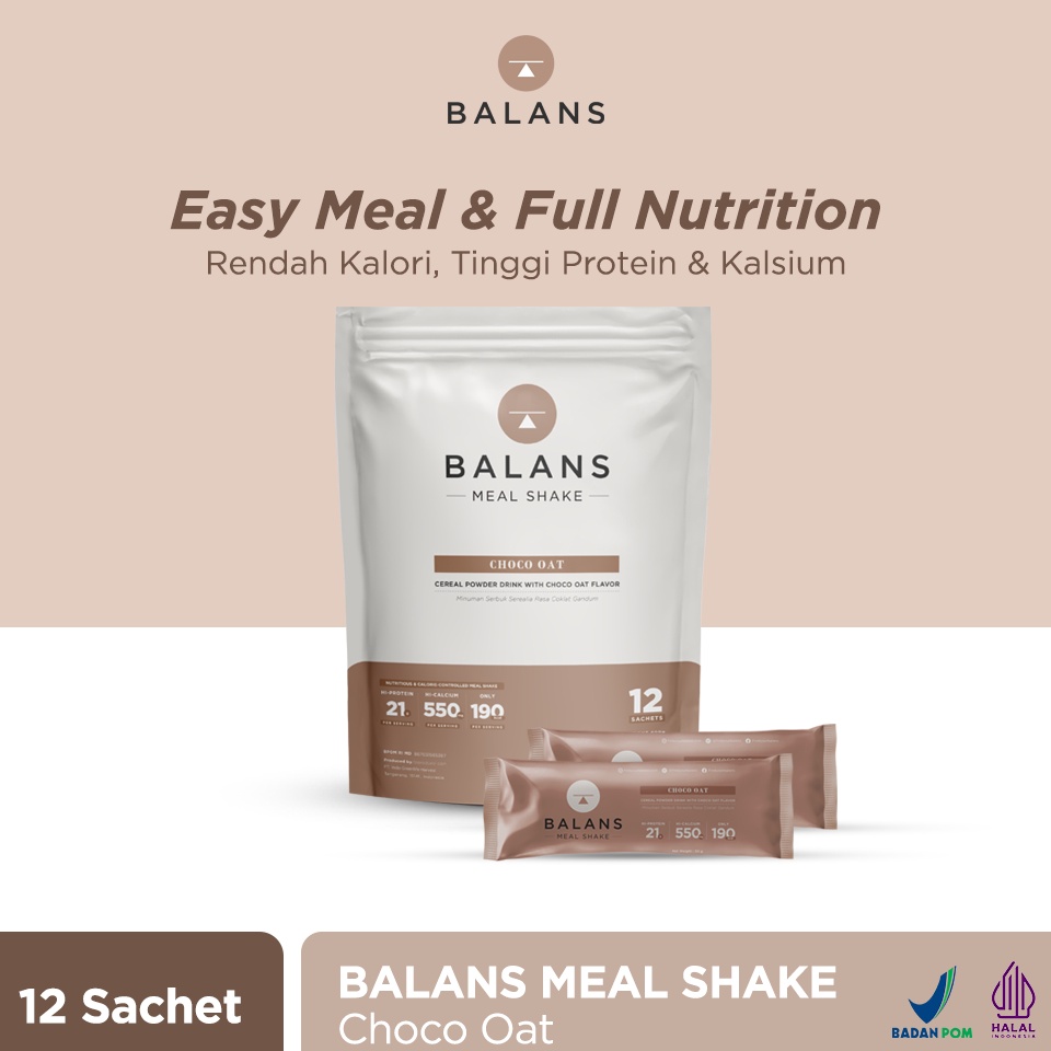 

Promo tajir Balans Meal Shake Choco Oat Susu Protein Tinggi Kalsium Rendah Kalori 12s