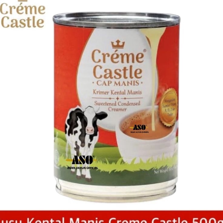 

Pro Seller Susu Kental Manis CREME CASTLE 5gr Kental Manis PUTIH CREAM CASTLE 5gr PROMO