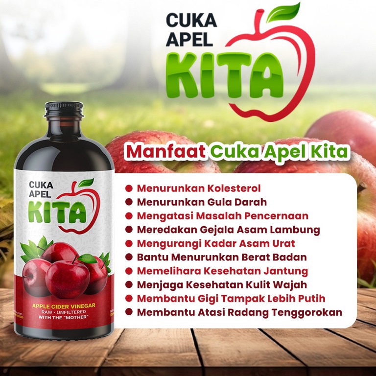 

Super Laris CUKA APEL KITA ORIGINAL CUKA APEL MURNI 1 terbukti