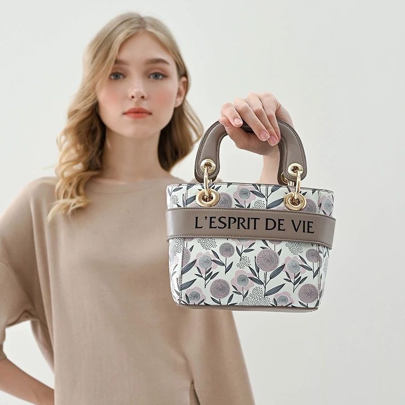 Les Castino Jestina Sun Flower Mini Satchel (Preloved)