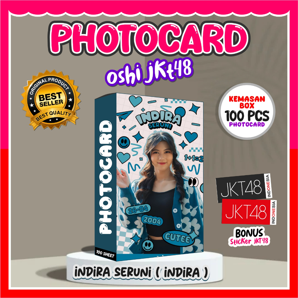 100 Photocard Indira JKT48 GRATIS 100 Innersleeve | OSHI JKT48