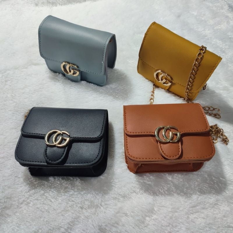 Mini bag | tas selempang anak perempuan | tas rantai panjang | tas fashion anak
