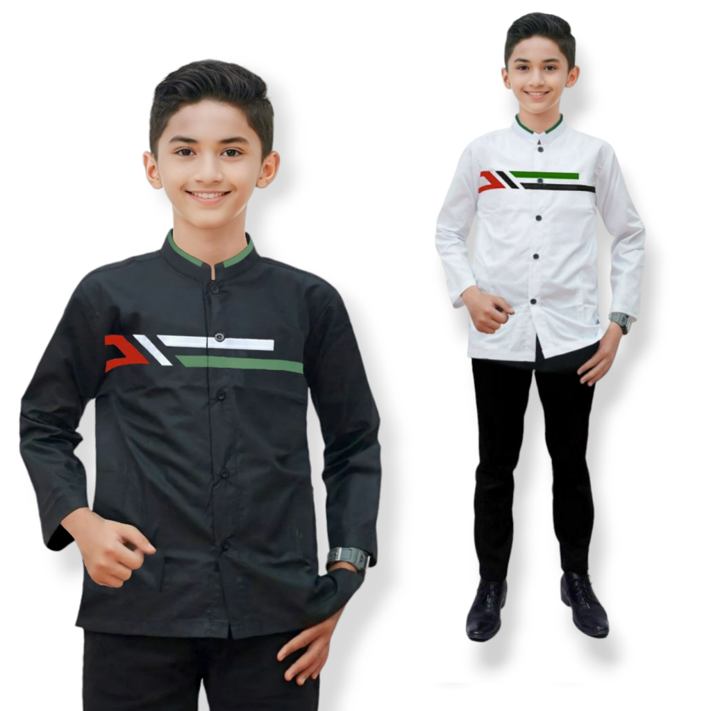 Malala - Baju Koko Anak Laki Laki Palestina Trendy Terbaru 2024