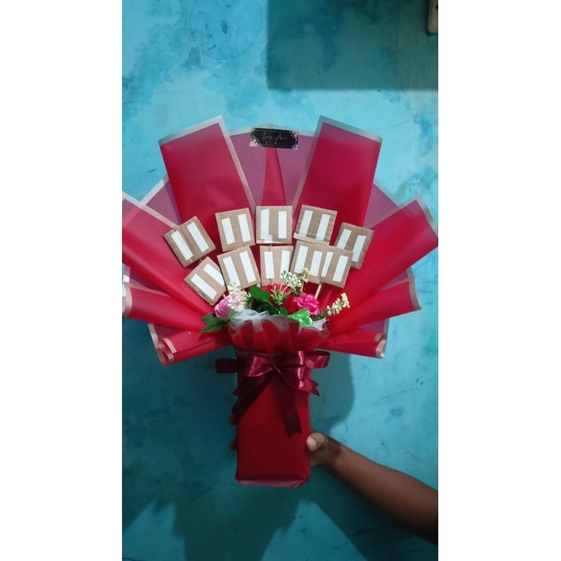 

buket Snack,kopi dan rokok 5,10,15,20 lembar