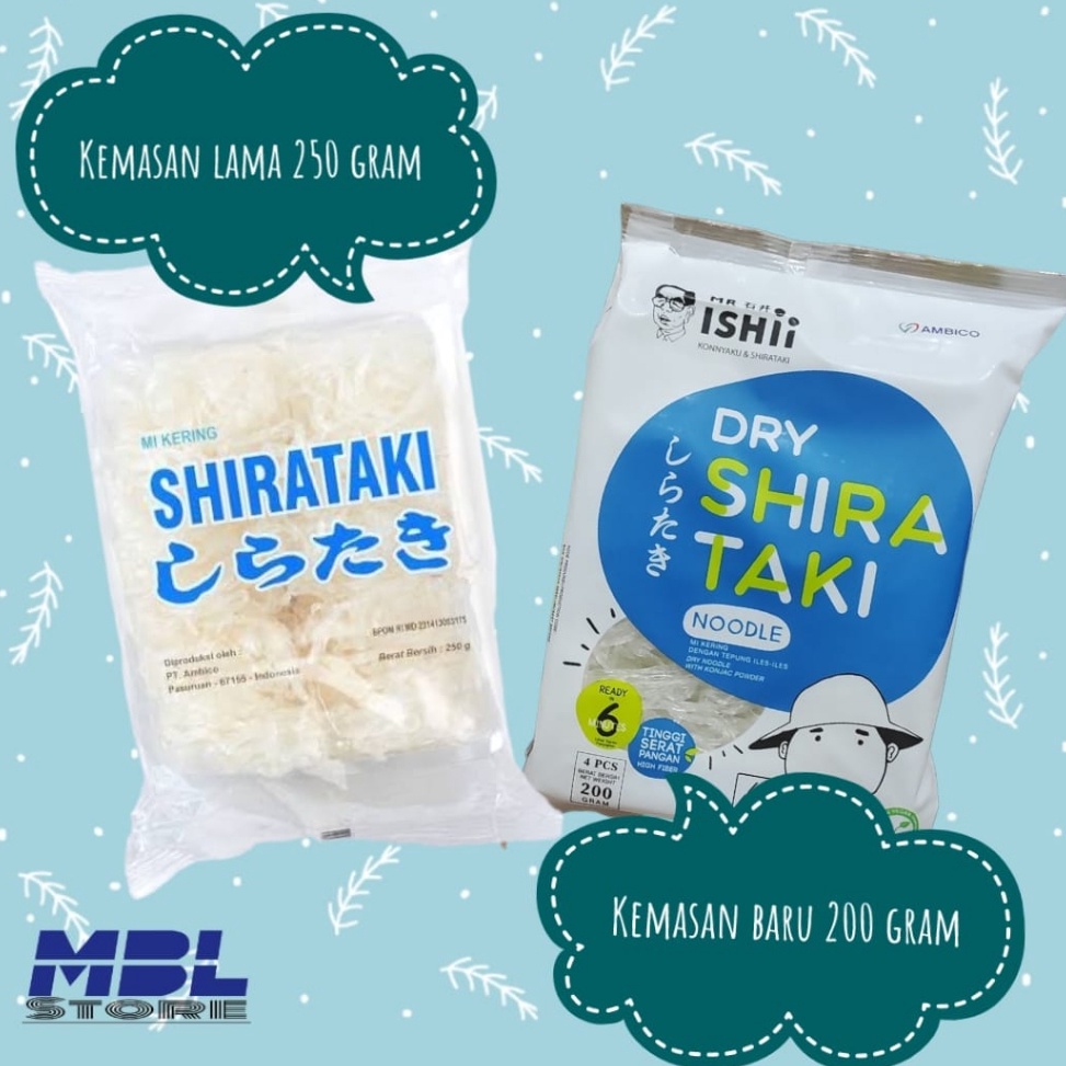 

Diskon sekarang Dry Shirataki Mie Kering Shirataki isi 1pcs 25g