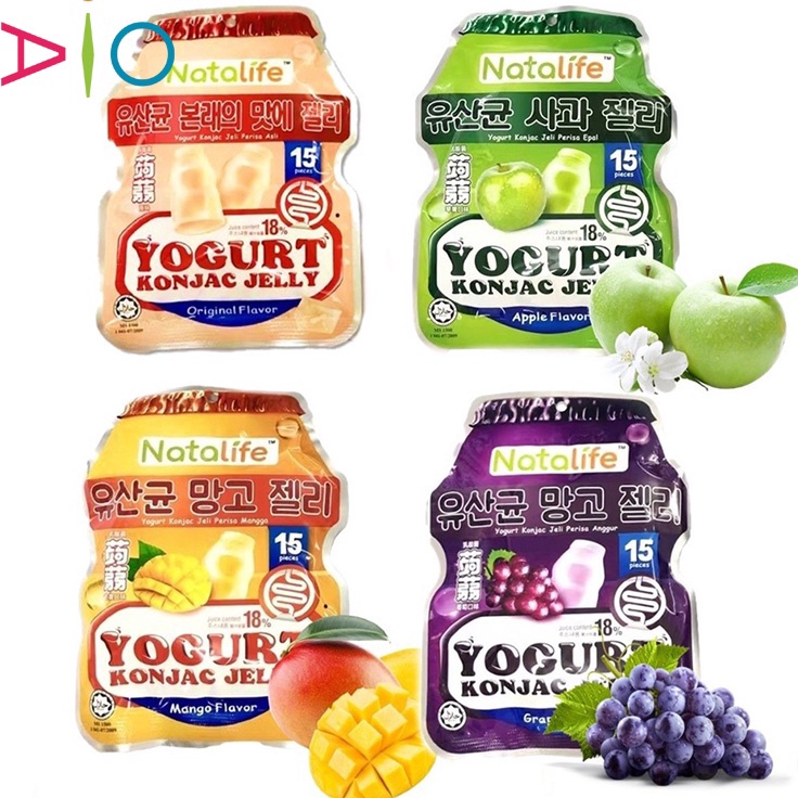 

Suplier1 Natalife Yogurt Konjac Jelly Yogurt Konjac Jeli 2g x 15pcs