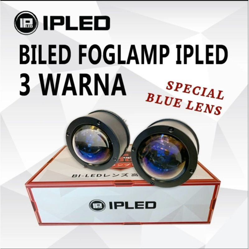 IPLED FOGLAMP 3 WARNA BLUE LENS