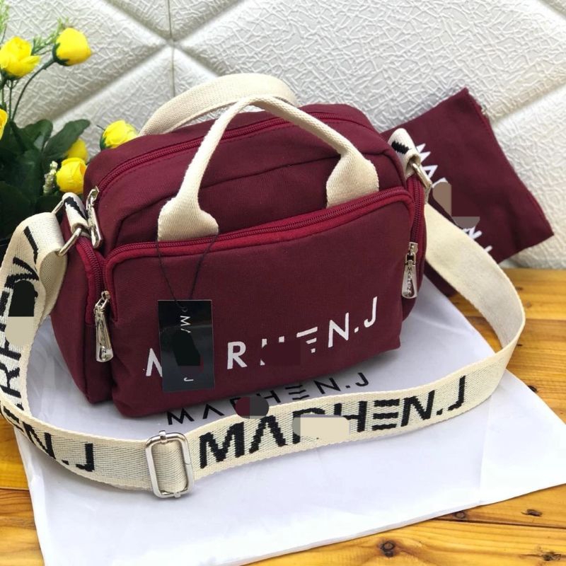 Tas Selempang Tenteng Kanvas Canvas Selebgram Wanita Cewek Kekinian Ala Korea