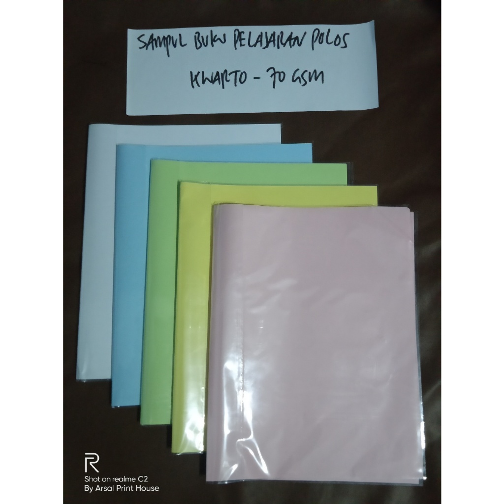 

Sampul Buku Pelajaran Polos - Kwarto 75 GSM
