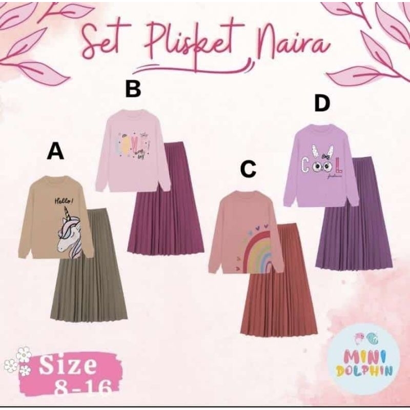 SET ROK PLISKET NAIRA BY MINIDOLPHIN