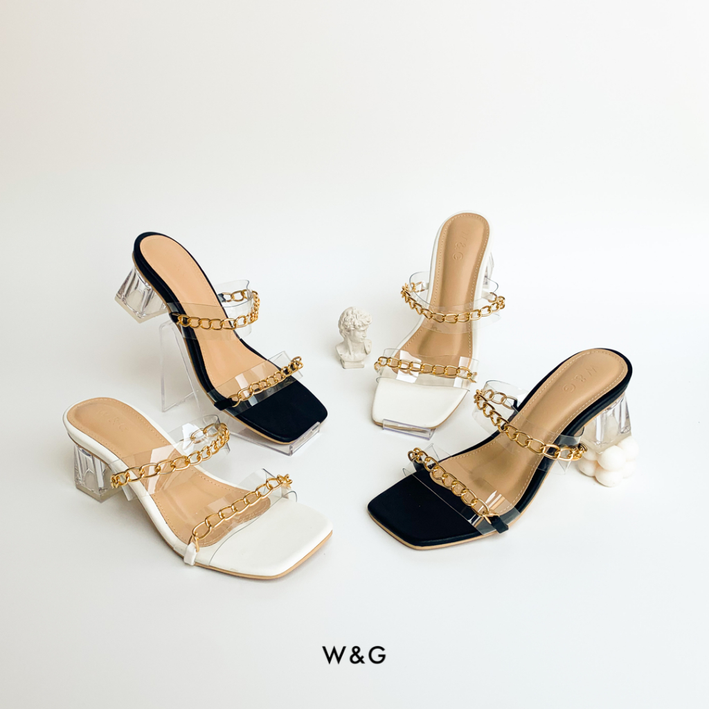 Heels Ivana | Sepatu Heels Wanita | Sepatu Hak Kaca Wanita | Heels 5cm