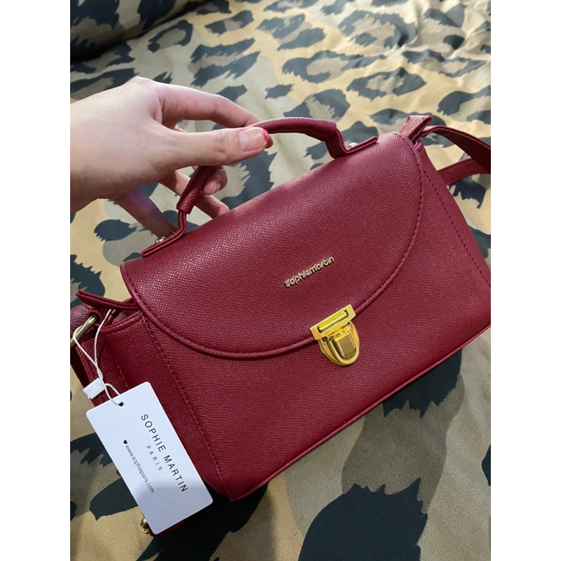 Tas sophie martin merah maroon preloved