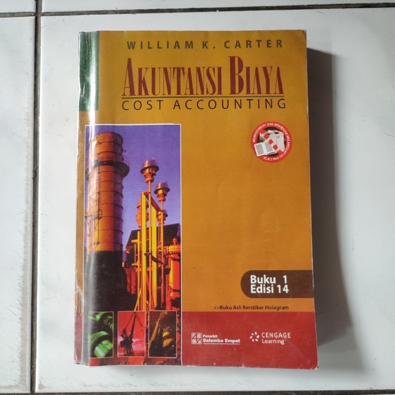 Buku akuntansi biaya karya william k. carter (second)