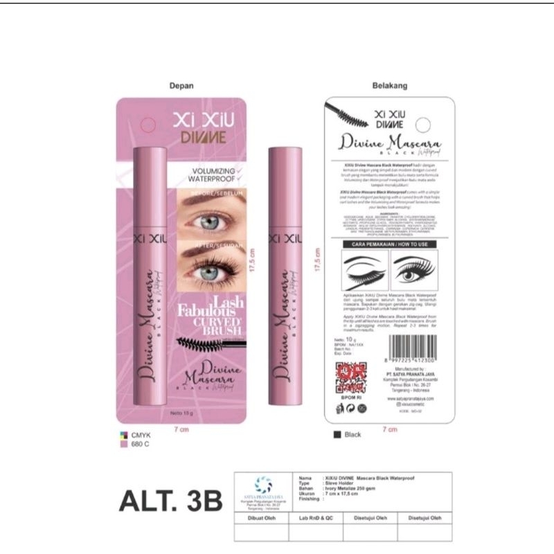mascara xiu xiu waterproff