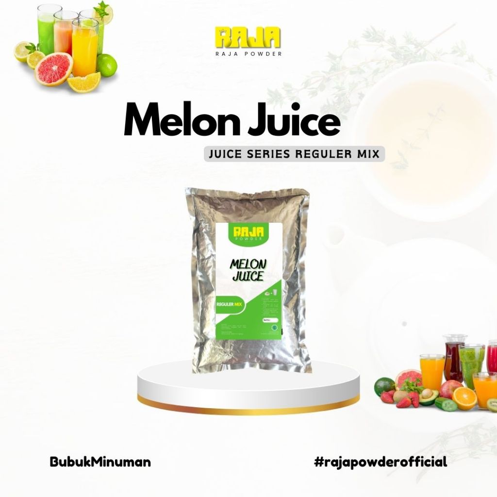 

Bubuk Melon Juice Bubuk Minuman Jus Melon Powder 1000 gram / 1 Kg