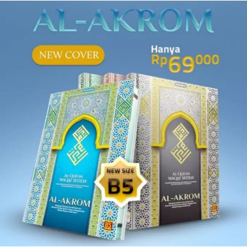 Al Quran waqaf ibtida al akrom ukuran B5