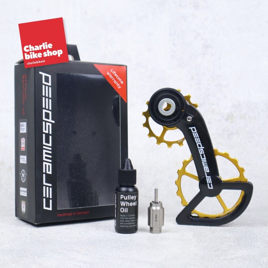 CERAMIC SPEED OSPW Alloy CeramicSpeed Force/Red AXS 12 speed - Gold Edition