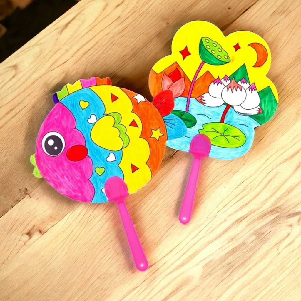 

DIY Kipas Lukis - Template Paint for Kids Gift Box