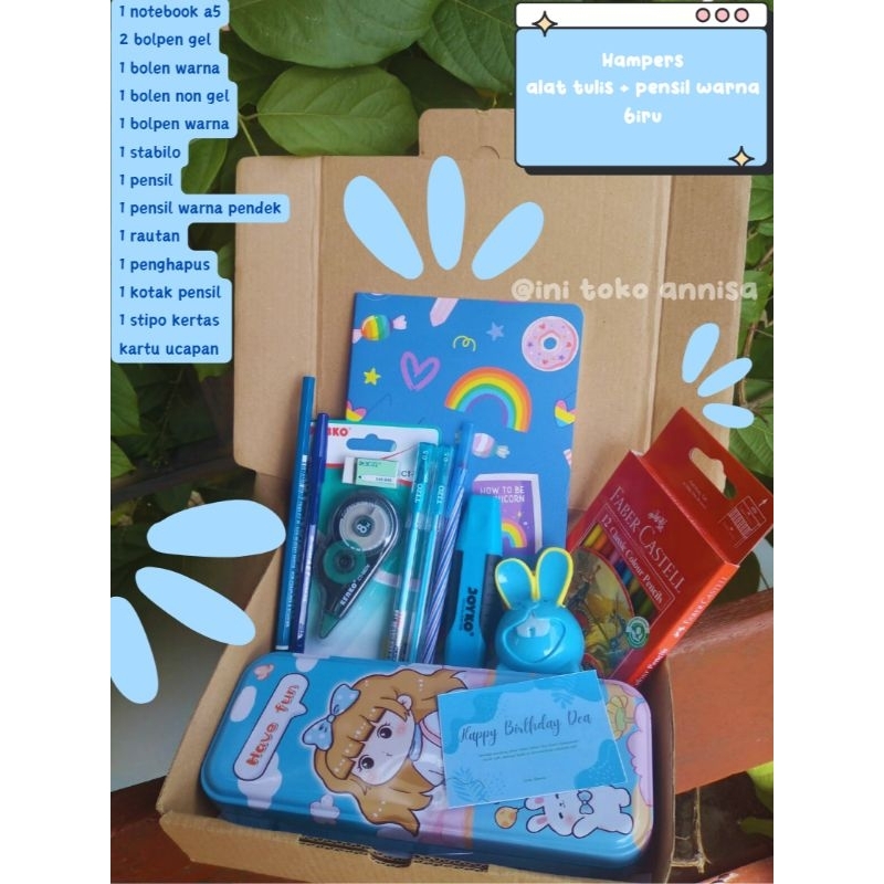 

Hampers Murah Pensil Warna Biru