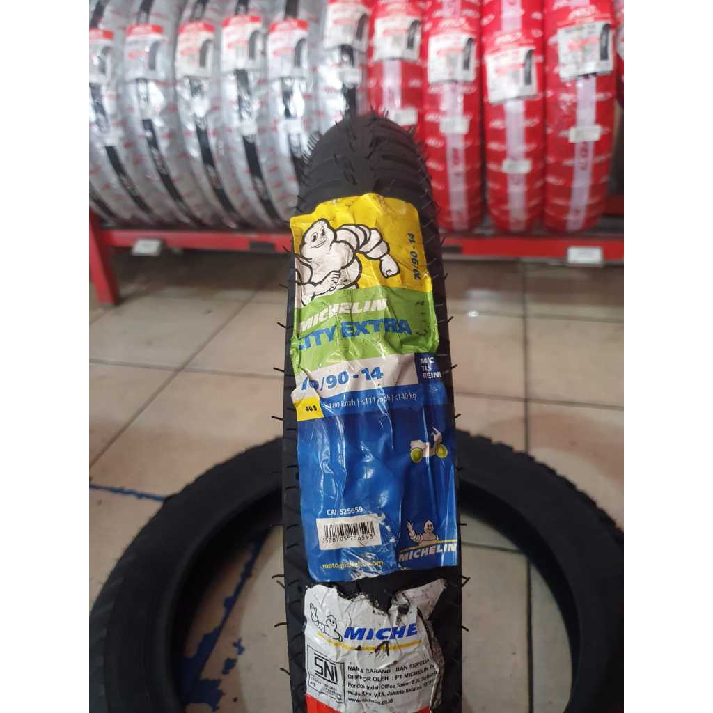 BAN MICHELIN CITY EXTRA 70/90-14 TUBELESS