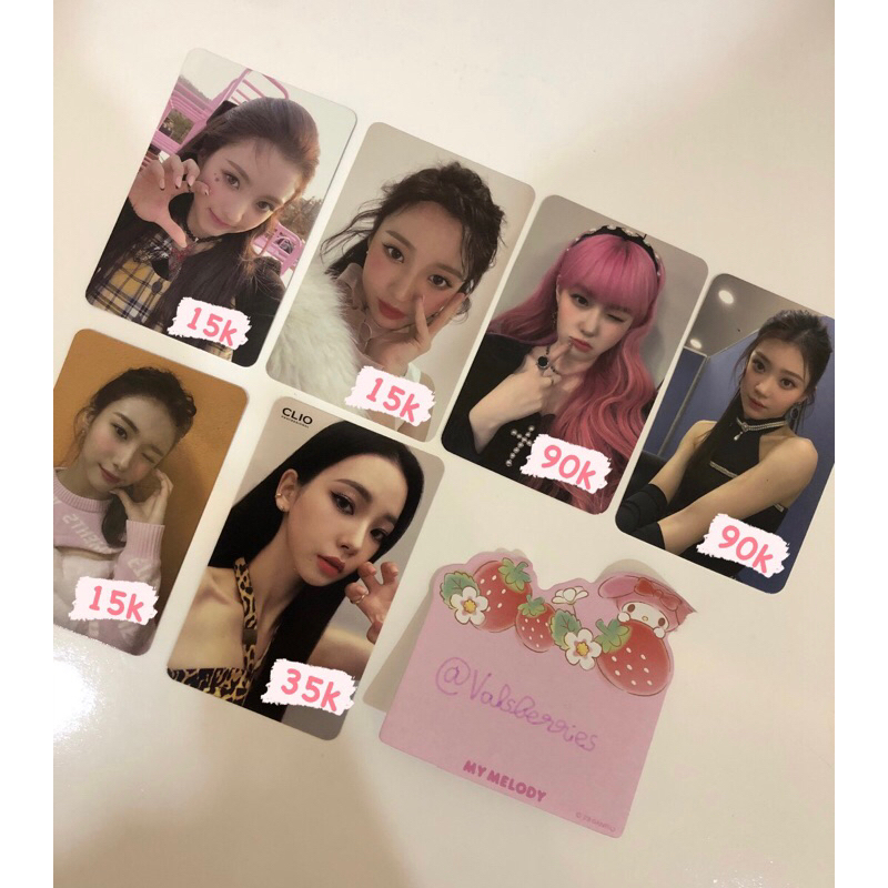 pc photocard girlgroup aespa karina kep1er chaehyun xiaoting yeseo youngeun