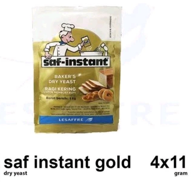 

RAGI KERING SAF INSTANT DRY YEAST (1 pak = 4 pcs x 11gr)