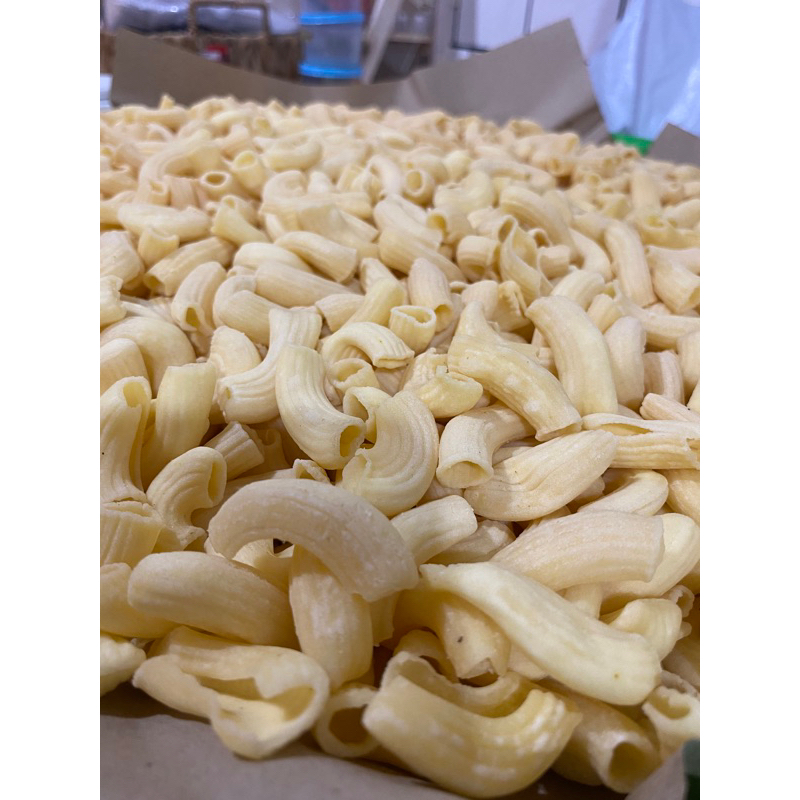 

1 KG MAKARONI KEJU KEMASAN EKONOMIS (FREE BUBBLE+DUS)