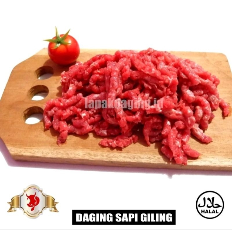 

Daging sapi giling standar 500 g