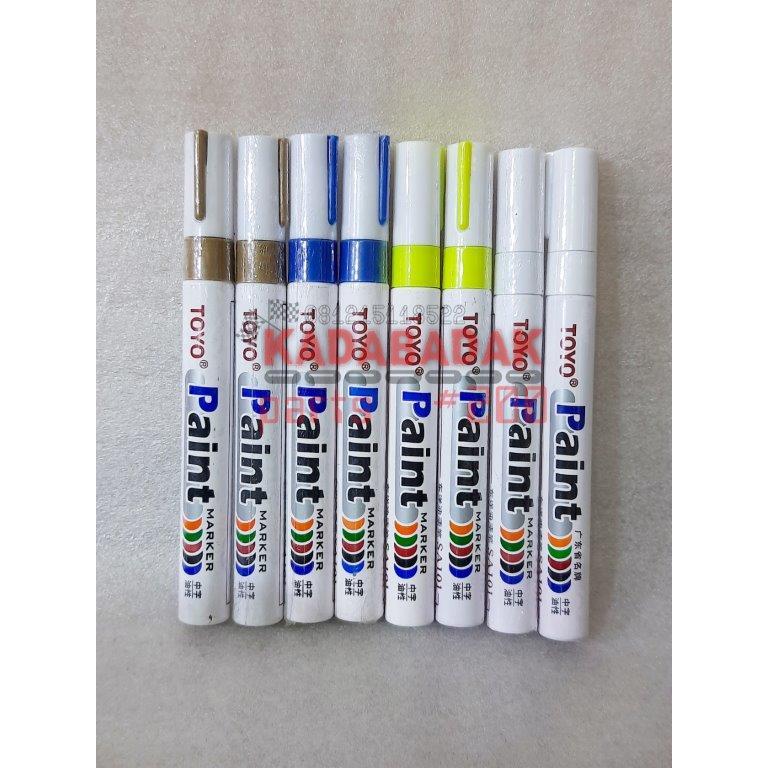 

TOYO Marker Paint Spidol Ban Permanent Motor Mobil Truck Anti Air Awet Tahan Lama Original