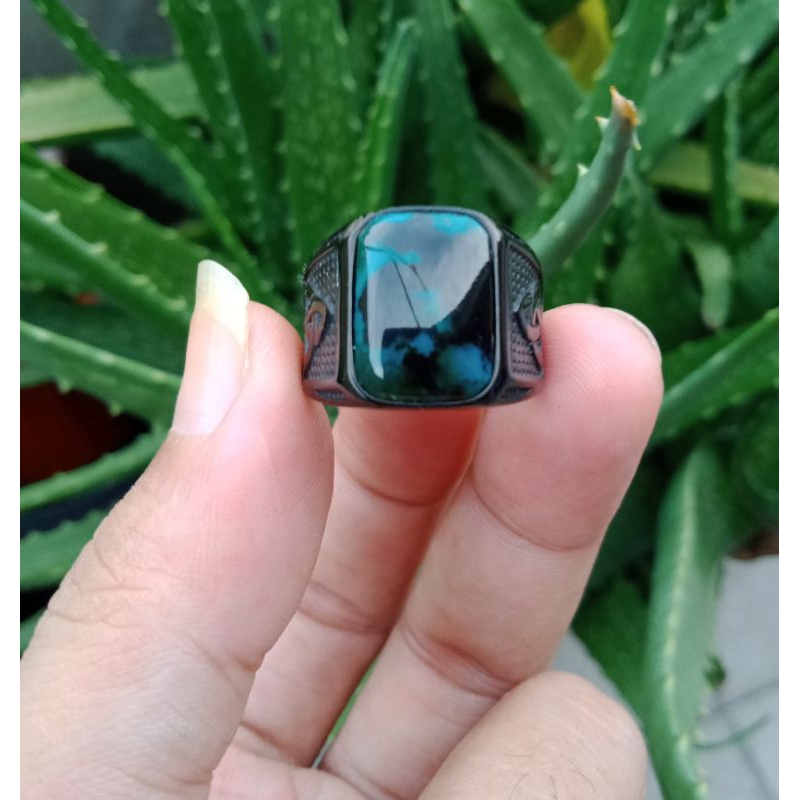 Cincin Bacan Doko totol coklat original