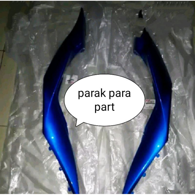Cover Body Belakang warna Biru Gp Suzuki GSX 150 R S Kanan Kiri
