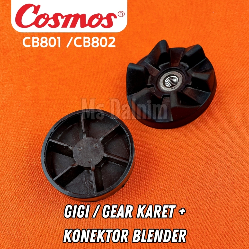 Gigi Karet Blender Cosmos CB 801 CB 802 / Gear Konektor Cosmos CB801 CB802 / Sepasang Gigi & Connect