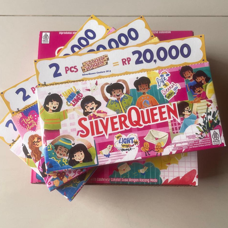 

Suplier1 SILVERQUEEN PROMO VALENTINE DAY BUY 1 GET 1 2x58gr