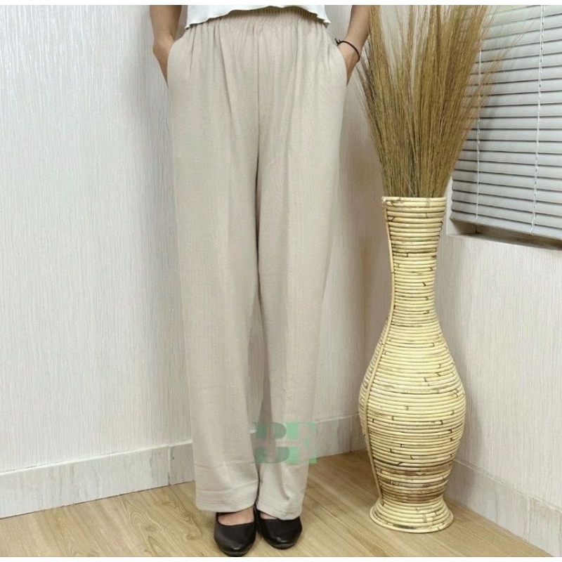 celana kulot wanita/celana kulot panjang wanita katun